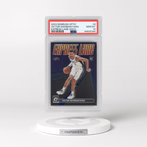 2023 Panini Donruss Optic Express Lane #8 Victor Wembanyama - Holo (PSA 10 GEM MINT)