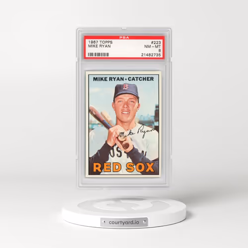 1967 Topps #223 Mike Ryan (PSA 8 NM-MT)