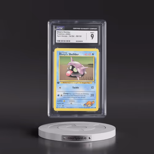 2000 Gym Heroes #89/132 Misty's Shellder - 1st Edition 1st Edition (CGC 9 MINT)