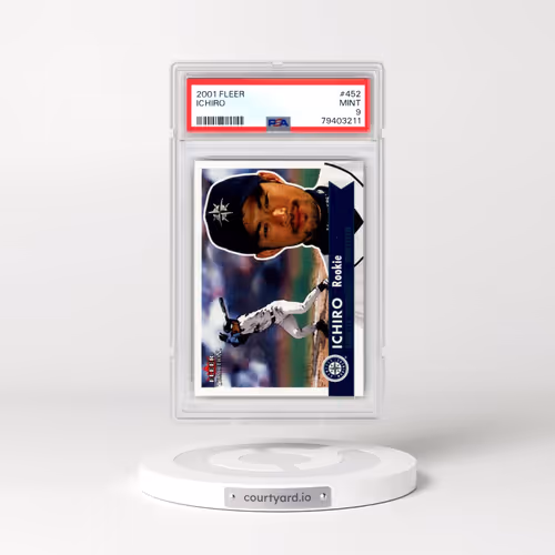 2001 Fleer #452 Ichiro (PSA 9 MINT)