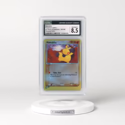 2003 EX Ruby & Sapphire (2003 Copyright, w/ "e" Symbol) #58/109 Makuhita - Reverse Holo (CGC 8.5 NM-