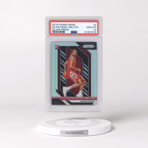2018 Panini Prizm #4 DE'Anthony Melton - Silver Prizm (PSA 10 GEM MINT)