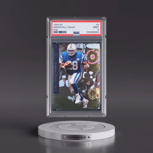 1994 SP #3 Marshall Faulk - Foil (PSA 9 MINT)