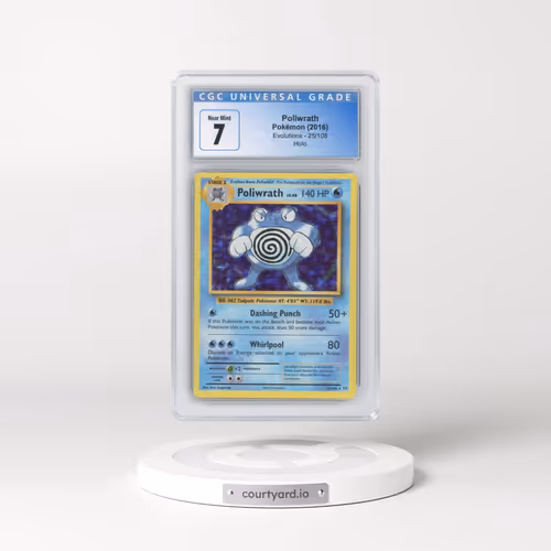 2016 Evolutions #25/108 Poliwrath - Holo (CGC 7 NM)