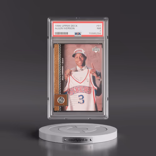 1996 Upper Deck #91 Allen Iverson (PSA 7 NM)