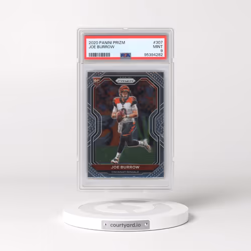 2020 Panini Prizm #307 Joe Burrow (PSA 9 MINT)