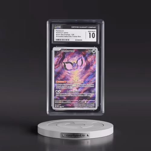 2023 Black Star Promos - Scarlet & Violet SVP EN #129 Pecharunt - Shrouded Fable ETB Holo (CGC 10 GE