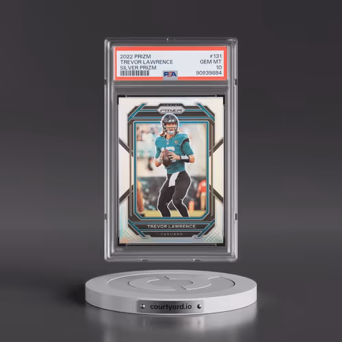 2022 Panini Prizm #131 Trevor Lawrence - Silver Prizm (PSA 10 GEM MINT)