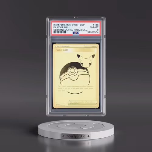 2021 Pokémon Swsh Black Star Promo #146 Poke Ball - Full Art Celebrations Ultra-Premium Collection (