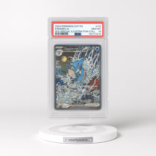 2024 Pokémon Svp EN-SV Black Star Promo #131 Kingdra EX - Holo Shrouded Fable Special Illustration Collection (PSA 10 GEM MINT)