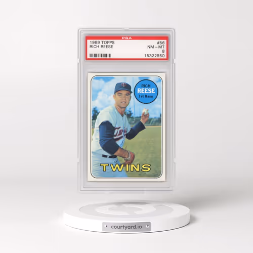 1969 Topps #56 Rich Reese (PSA 8 NM-MT)