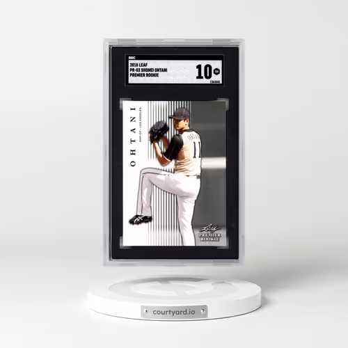 2018 Leaf #PR-03 Shohei Ohtani - Premier Rookie (SGC 10 GEM MINT)