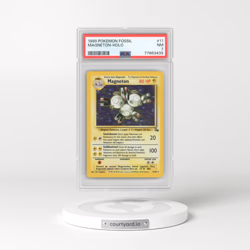 1999 Fossil #11 Magneton - Holo (PSA 7 NM)