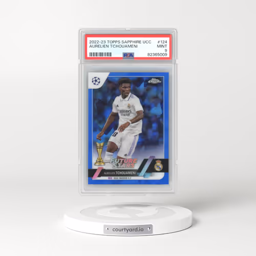 2023 Topps Sapphire UCC #124 Aurelien Tchouameni