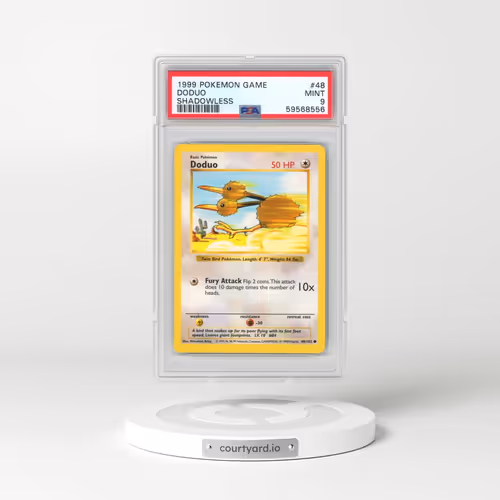 1999 Pokémon Game #48 Doduo - Shadowless (PSA 9 MINT)