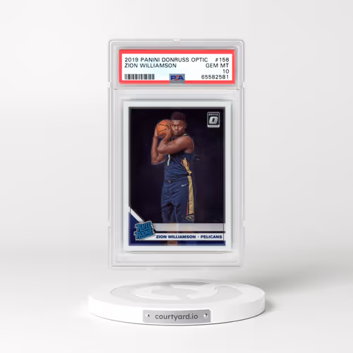 2019 Panini Donruss Optic #158 Zion Williamson (PSA 10 GEM MINT)