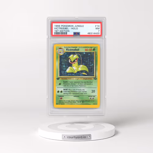 1999 Pokémon Jungle #14 Victreebel - 1st Edition Holo (PSA 7 NM)