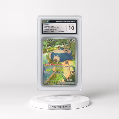 2023 Black Star Promos - Scarlet & Violet SVP EN #051 Snorlax - 151 Elite Trainer Box (CGC 10 GEM MINT)