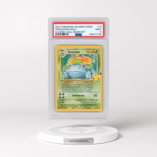2021 Pokémon Celebrations Classic Collection #15 Venusaur - Holo (PSA 9 MINT)
