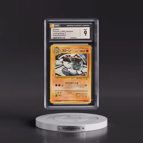 1998 Vending Series 3 (Pokeball Symbol. Glossy) Graveler - Koike Illustration (CGC 9 MINT)