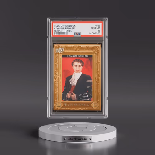 2023 Upper Deck UD Portraits #P60 Connor Bedard (PSA 10 GEM MINT)