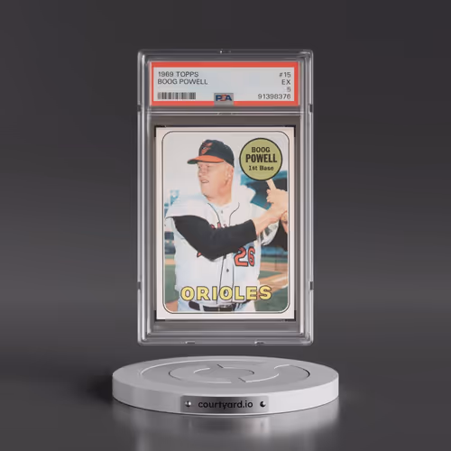 1969 Topps #15 Boog Powell (PSA 5 EX)