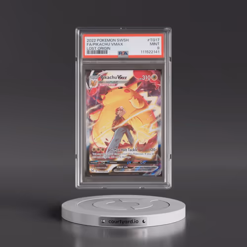 2022 Pokémon Sword & Shield Lost Origin #TG17 Pikachu Vmax - Full Art (PSA 9 MINT)