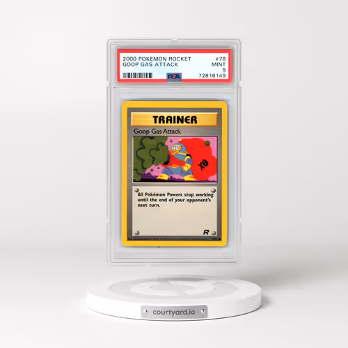 2000 Pokémon Rocket #78 Goop Gas Attack (PSA 9 MINT)