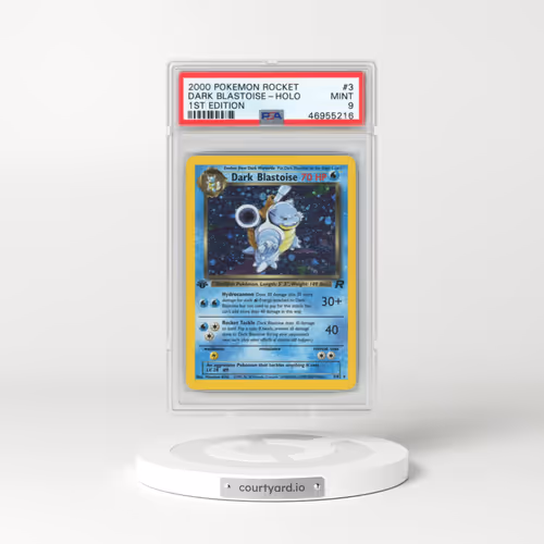 2000 Pokémon Rocket #3 Dark Blastoise - 1st Edition Holo (PSA 9 MINT)