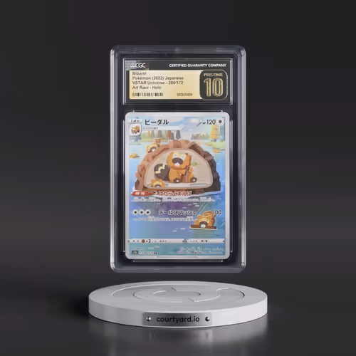 2022 VSTAR Universe #200/172 Bibarel - Art Rare Holo (CGC 10 PRISTINE)