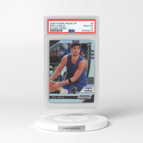 2020 Panini Prizm Draft Picks #6 Deni Avdija - Silver Prizm (PSA 10 GEM MINT)