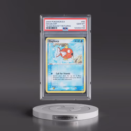 2004 Pokémon EX Team Rocket Returns #65 Magikarp (PSA 10 GEM MINT)