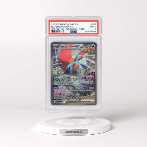 2023 Paradox Rift - PAR EN #251 Roaring Moon ex - Special Illustration Rare (PSA 9 MINT)