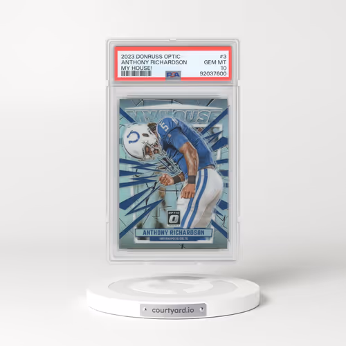 2023 Panini Donruss Optic My House! #3 Anthony Richardson (PSA 10 GEM MINT)
