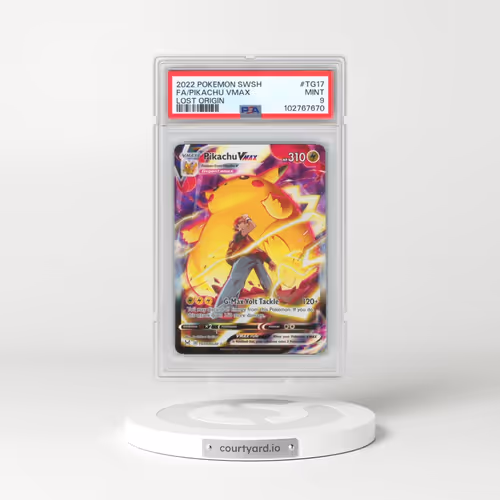 2022 Pokémon Sword & Shield Lost Origin #TG17 Pikachu Vmax - Full Art (PSA 9 MINT)
