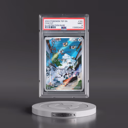 2024 Pokémon Tef EN-Temporal Forces #181 Chatot - Illustration Rare (PSA 9 MINT)