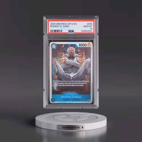 2025 One Piece OP12-Legacy of the Master #056 Monkey D. Garp (PSA 10 GEM MINT)
