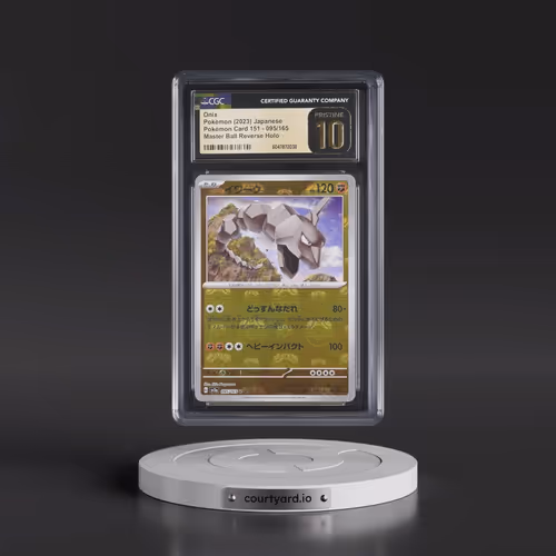 2023 Pokémon Card 151 #095/165 Onix - Reverse Holo Master Ball (CGC 10 PRISTINE)