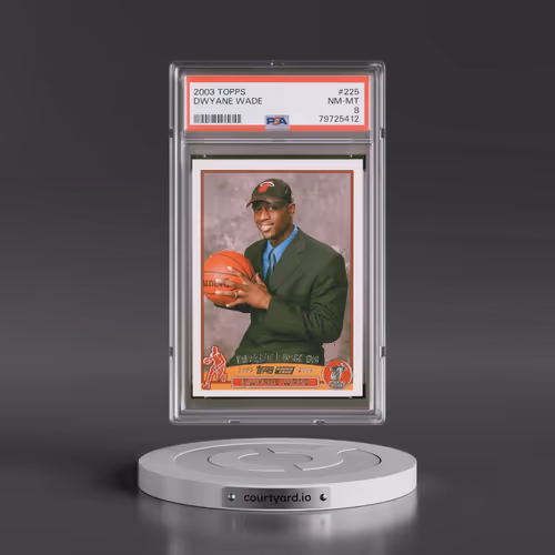 2003 Topps #225 Dwyane Wade (PSA 8 NM-MT)