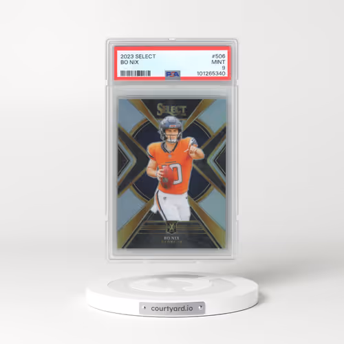 2023 Panini Select #506 Bo Nix (PSA 9 MINT)