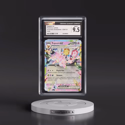 2025 Prismatic Evolutions - PRE EN #034/131 Espeon ex - Holo (CGC 9.5 MINT+)