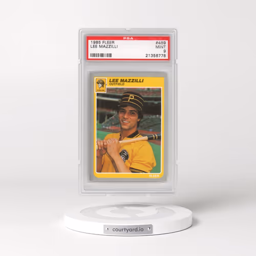 1985 Fleer #469 Lee Mazzilli (PSA 9 MINT)