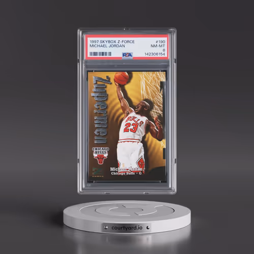 1997 Skybox Z-Force #190 Michael Jordan (PSA 8 NM-MT)
