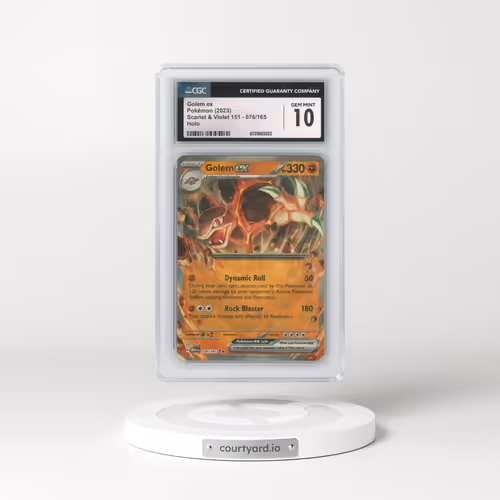2023 Scarlet & Violet 151 - MEW EN #076/165 Golem ex (CGC 10 GEM MINT)