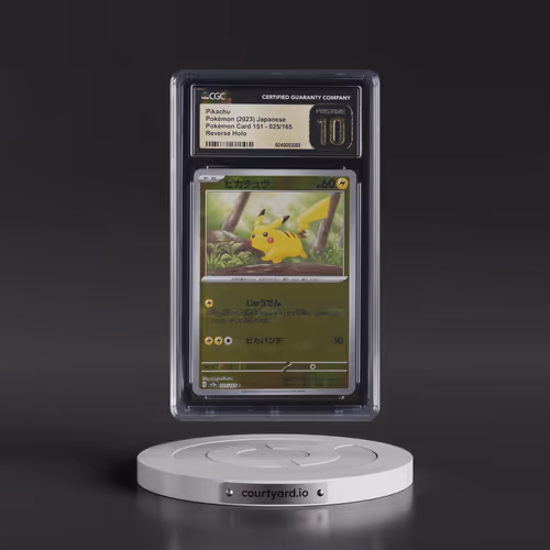 2023 Pokémon Card 151 #025/165 Pikachu - Reverse Holo Poké Ball (CGC 10 PRISTINE)