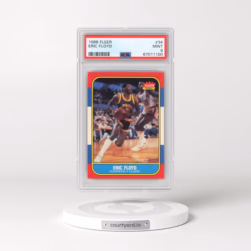 1986 Fleer #34 Eric Floyd (PSA 9 MINT)