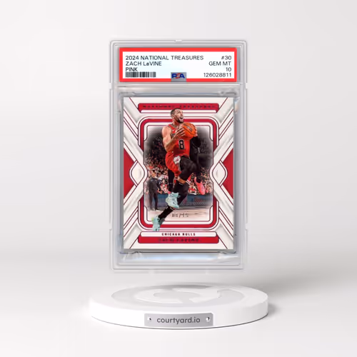 2024 Panini National Treasures #30 Zach LaVine - Pink (PSA 10 GEM MINT)