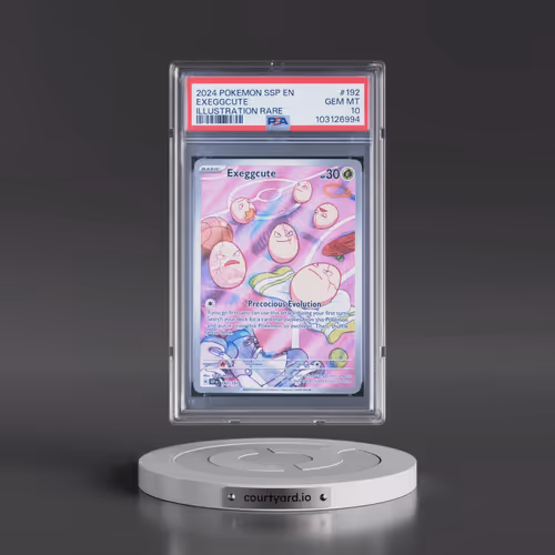 2024 Pokémon Ssp EN-Surging Sparks #192 Exeggcute - Illustration Rare (PSA 10 GEM MINT)