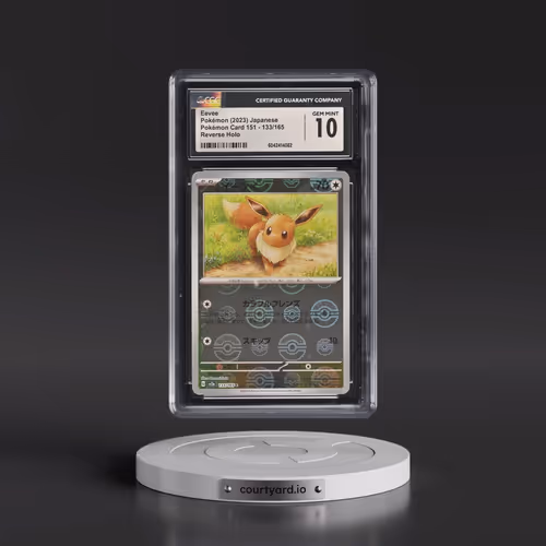 2023 Pokémon Card 151 #133/165 Eevee - Reverse Holo Poké Ball (CGC 10 GEM MINT)