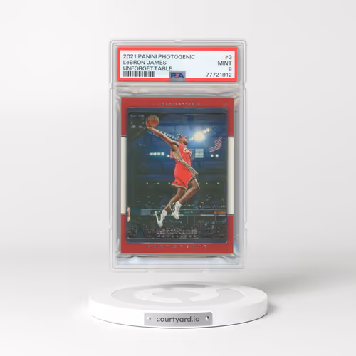 2021 Panini Photogenic Unforgettable #3 LeBron James (PSA 9 MINT)